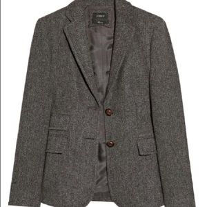 J Crew Herringbone Hacking Jacket Blazer 00